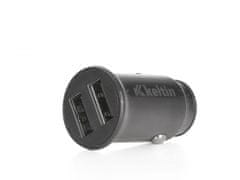 Keltin Nabíjačka do auta s funkciou rýchleho nabíjania 2xUSB, 24W, 4,8A K02220