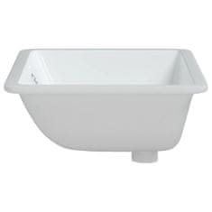 Petromila vidaXL Kúpeľňové umývadlo biele 55,5x37,5x19 cm obdĺžnikové keramické