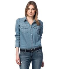 Levis  Dámska Košela s dlhým rukávom Modern Western Shirt Modrá XS