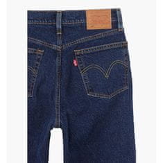 Levis  Rifle 501 CROP SALSA STONEWASH Modrá 26/28