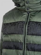 Camp David  Pánska Bunda zimná s Kapucňou Pure olive Zelená 2XL