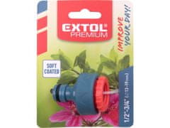 Extol Premium Konektor na kohútik, 1/2"-3/4"