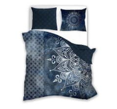 FARO Textil Obliečky zo saténovej bavlny Pure Sateen 140x200 cm modré