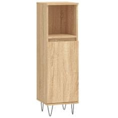 Vidaxl 3-dielna súprava kúpeľňových skriniek sonoma kompozitné drevo