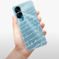 iSaprio Silikónové puzdro - Handwriting 01 - white pre Honor 90 Lite 5G