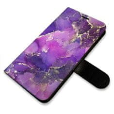 iSaprio Flipové puzdro - Purple Marble pre Xiaomi Redmi Note 10 Pro