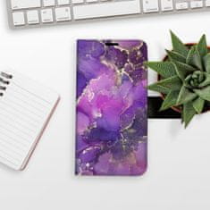 iSaprio Flipové puzdro - Purple Marble pre Xiaomi Redmi Note 10 Pro