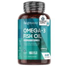 LocoNatura Omega 3 mäkké kapsuly, 240 kapsúl