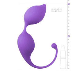 Easytoys Venušine guličky Curved Kegel Balls - Purple