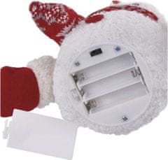 EMOS LED vánoční sněhulák svítící, 25 cm, 3x AAA, vnitřní, teplá bílá