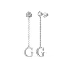 Guess Štýlové oceľové náušnice Crystal Harmony JUBE02223JWRHT