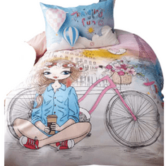 Issimo Bavlnené obliečky COZY GIRL 140x200/70x90