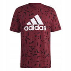 Adidas Tričko výcvik červená M BIG LOGO