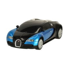 WOWO RC Bugatti Veyron 1,24 - Modré Auto na Diaľkové Ovládanie s Licenciou