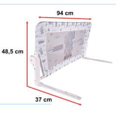 WOWO Slonová Bezpečnostná Zábrana na Posteľ 90cm - Kvalitná Prikrývka