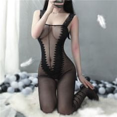 Temptly Bodystocking bodysuit kabaretné erotické spodné prádlo