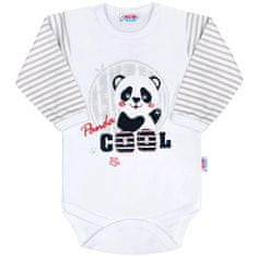 NEW BABY Dojčenské body s dlhým rukávom New Baby Panda 80 (9-12m)