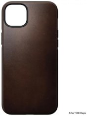 Nomad Kryt Nomad Modern Leather MagSafe Case, brown - iPhone 14 Plus (NM01279785)