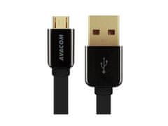 Avacom MIC-40K kábel USB - Micro USB, 40cm, čierna