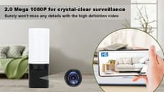 Secutek Nástenné svietidlo so skrytou IP kamerou Wi-Fi SAH-TY017