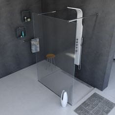 POLYSAN Polysan, MODULAR SHOWER stena na inštaláciu na múr, jednodielna, 900 mm, s otvormi na držiak uterákov, MS1-90-D