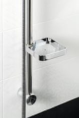 SAPHO , Mydeľnička pre sprchovú tyč 19, 22, 25 mm, plast, SK090