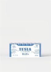 TESLA Teslá AA BLUE+ zinkouhlíková, 24 ks fólie, ND