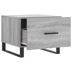 Vidaxl Konferenčné stolíky 2ks sivé sonoma 50x50x40cm kompozitné drevo