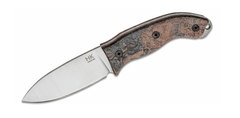 Ontario ON8187 Hiking Knife vonkajší nôž 8,6 cm, viacfarebná Micarta, kožené puzdro