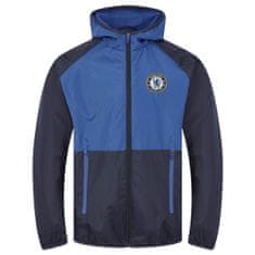 FAN SHOP SLOVAKIA Bunda ChelseaFC s kapucňou, zips, vrecká, znak, modrá | M