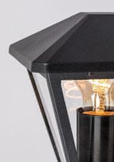Rabalux Vonkajšie nástenné svietidlo PARAVENTO max. 1x40W | E27 | IP44 - čierna