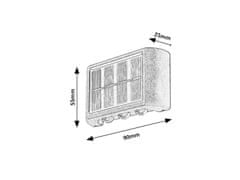 Rabalux Rabalux vonkajšie solárne svietidlo Kangton LED 1,2W čierna IP44 77024