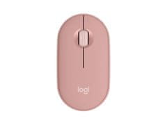 Logitech Pebble 2 M350S brezžična miška, roza (910-007014)