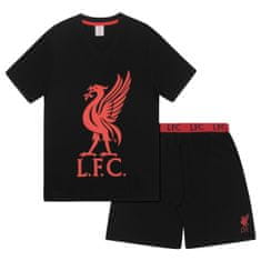 FAN SHOP SLOVAKIA Pánske Pyžamo Liverpool FC, čierne, tričko, šortky, 100% bavlna | M