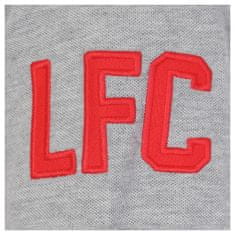 FAN SHOP SLOVAKIA Polo Tričko Liverpool FC, vyšitý znak, poly-bavlna, sivá | L
