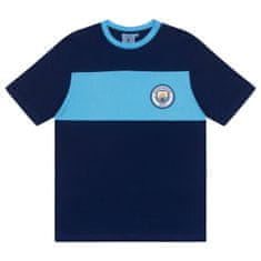 FAN SHOP SLOVAKIA Pánske Pyžamo Manchester City FC, Dlhé, Krátky Rukáv, Bavlna | L