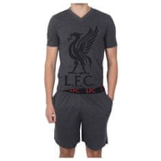 FAN SHOP SLOVAKIA Pánske Pyžamo Liverpool FC, šedé, tričko, šortky, poly-bavlna | XL