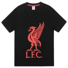 FAN SHOP SLOVAKIA Pánske Pyžamo Liverpool FC, čierne, tričko, šortky, 100% bavlna | XL