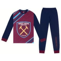 FAN SHOP SLOVAKIA Detské pyžamo West Ham United FC, dlhé, 100% bavlna | 11-12r