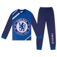 FAN SHOP SLOVAKIA Detské Pyžamo Chelsea FC, dlhý rukáv a nohavice, 100% bavlna | 9-10r