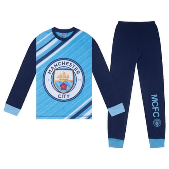 FAN SHOP SLOVAKIA Detské Pyžamo Manchester City, Dlhý Rukáv a Nohavice, Bavlna