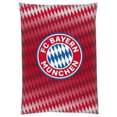 FAN SHOP SLOVAKIA Flísová Deka FC Bayern Mníchov, Červenobiela, 130x170 cm, Polyester