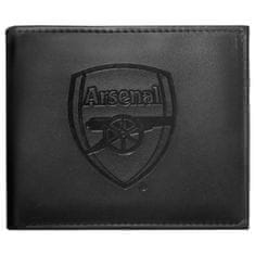 FAN SHOP SLOVAKIA Peňaženka Arsenal FC, Čierna, Umelá Koža, Veľkosť 11x9.5cm