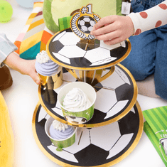 PartyPal Stojan na muffiny Futbal 34x41cm