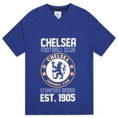 FAN SHOP SLOVAKIA Detské Pyžamo Chelsea FC, modré, krátky rukáv, šortky, Bavlna | 8-9r