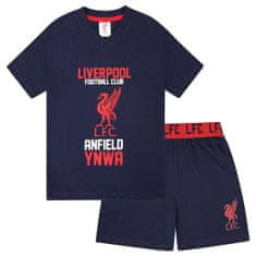 FAN SHOP SLOVAKIA Detské Pyžamo Liverpool FC, Krátky Rukáv, Šortky, 100% Bavlna | 12-13r