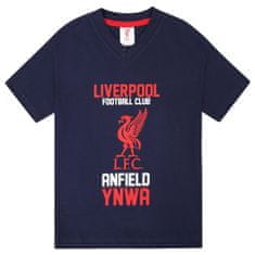 FAN SHOP SLOVAKIA Detské Pyžamo Liverpool FC, Krátky Rukáv, Šortky, 100% Bavlna | 12-13r