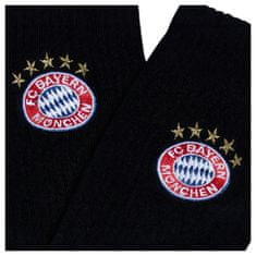 FAN SHOP SLOVAKIA Ponožky FC Bayern Mníchov, farba čierna. Klubový znak. 3 páry.43-46