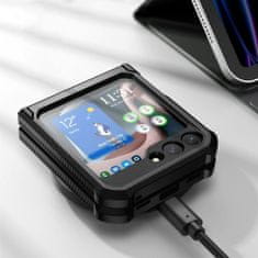 Tech-protect Kevlar kryt na Samsung Galaxy Z Flip 5, čierny