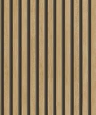 Grandeco A63602 Vliesová 3D tapeta na stenu, imitácia dreva, rozmery 0,53 x 10,05 m
